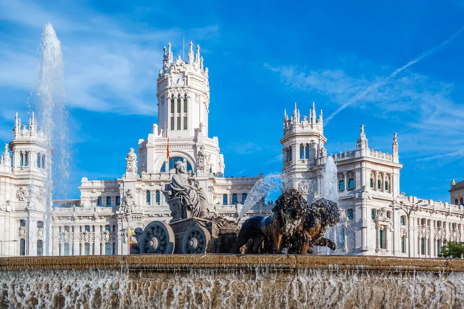 palacio de cibeles en Madrid